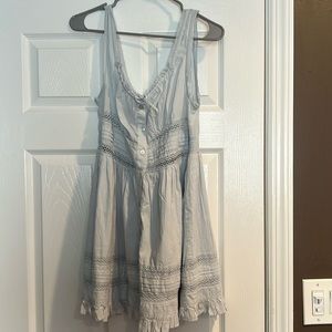 Never worn.  Baby blue dress. Medium